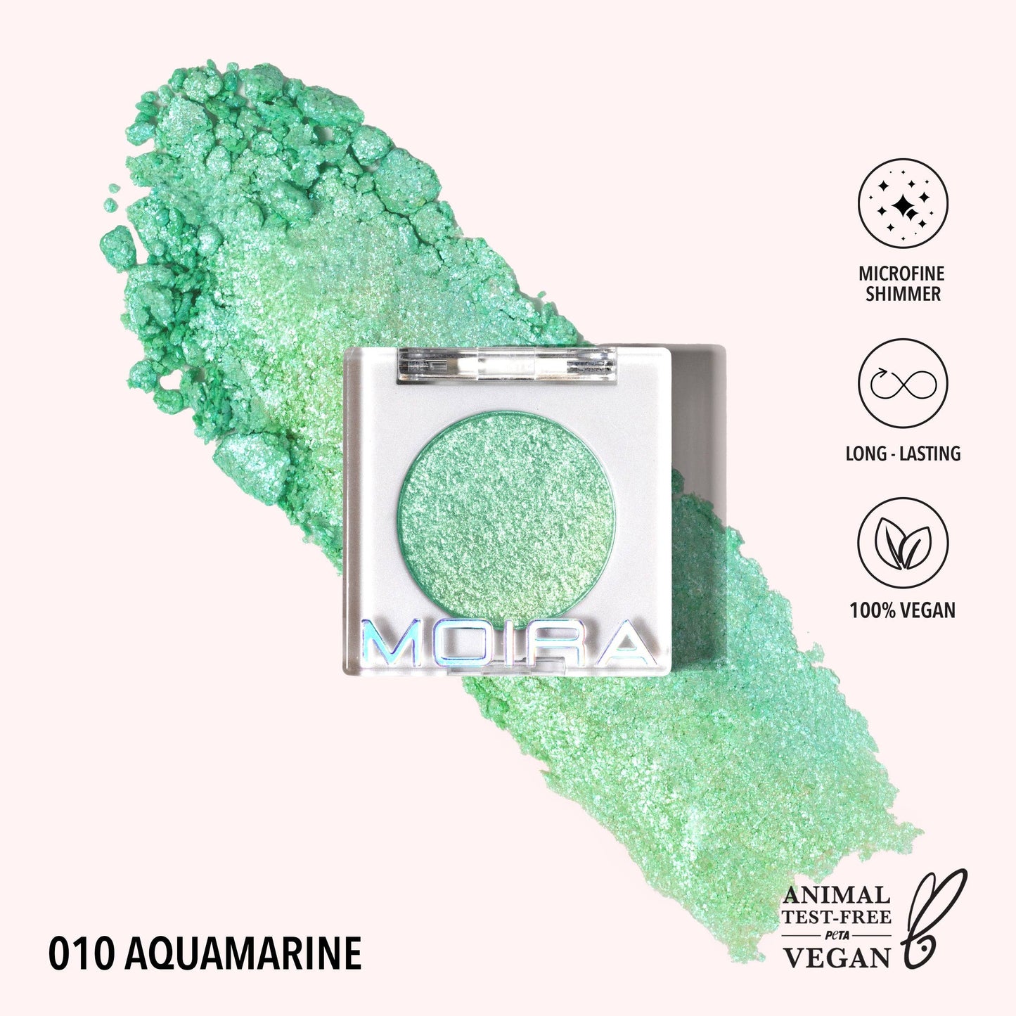 Moira Beauty Chroma Light Shadow (010, Aquamarine)