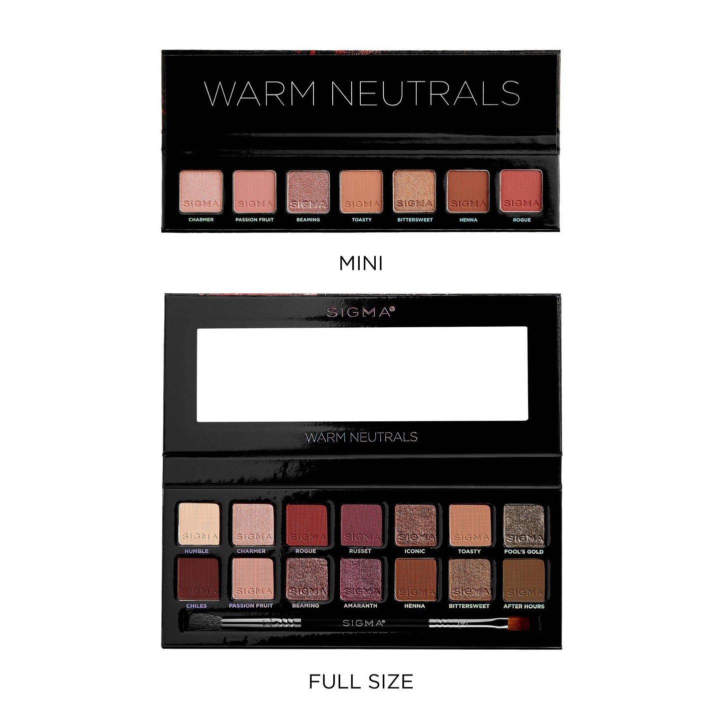 Sigma Beauty Warm Neutrals Mini Eyeshadow Palette