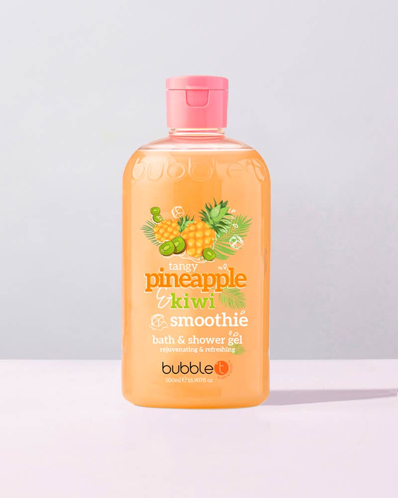 Bubble T Pineapple & Kiwi Smoothie Body Wash (500ml)