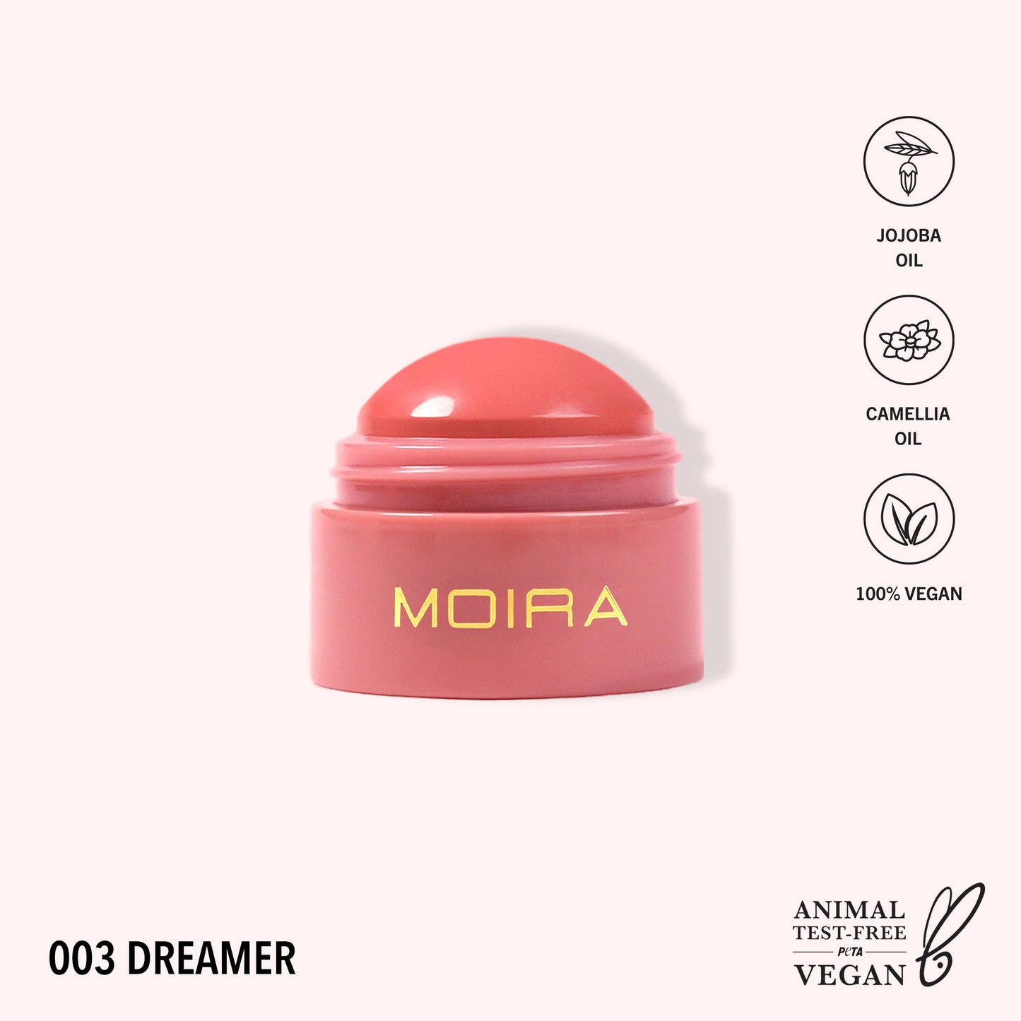 Moira Beauty Soft Blush Balm (003, Dreamer)