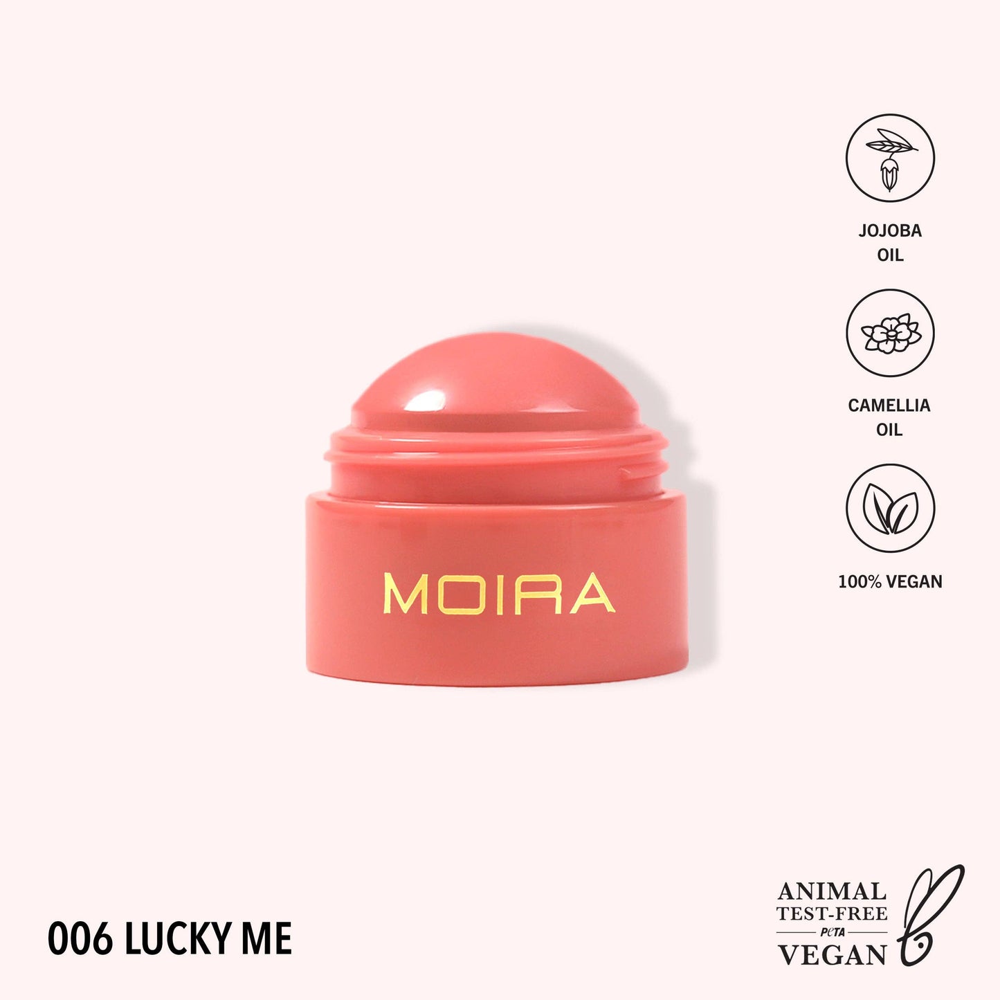 Moira Beauty Soft Blush Balm (006, Lucky me)