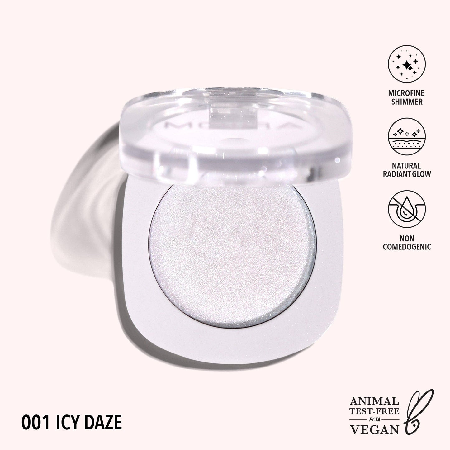 Moira Beauty Dreamlight Highlighter Balm (001, Icy Daze)