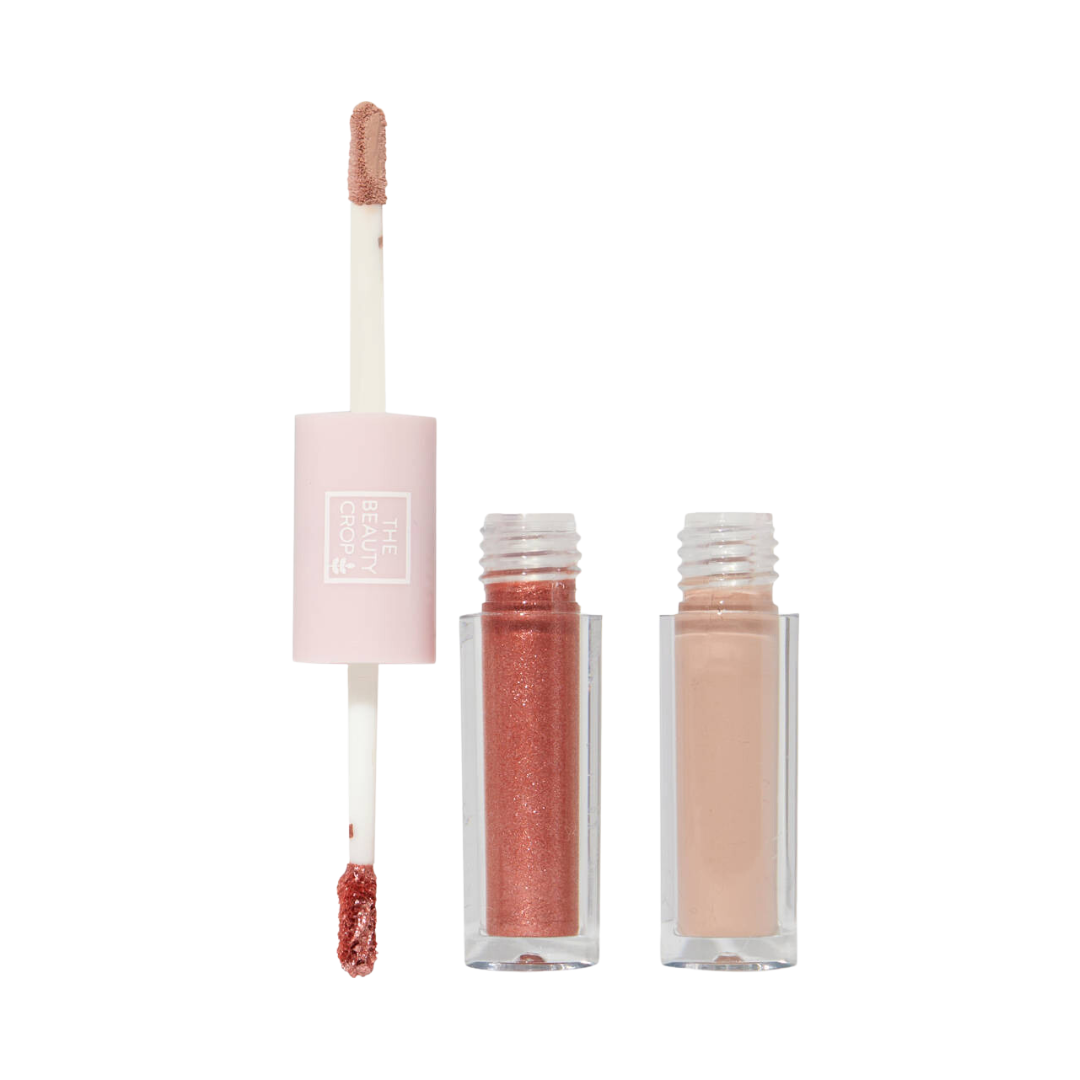 The Beauty Crop Liquid Eyeshadow Duo - Himalayan & Milkshake