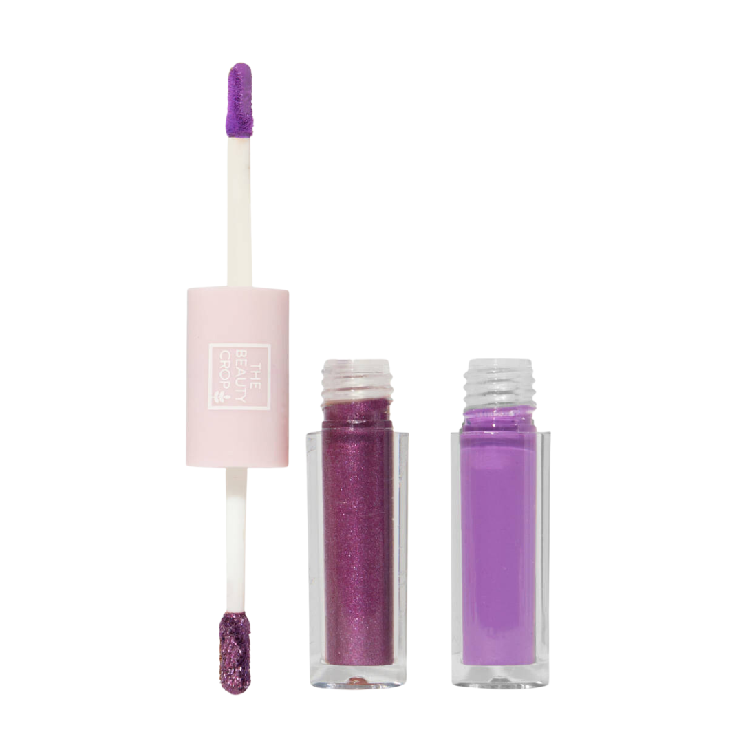 The Beauty Crop Liquid Eyeshadow Duo - Lavender & Grapefizz