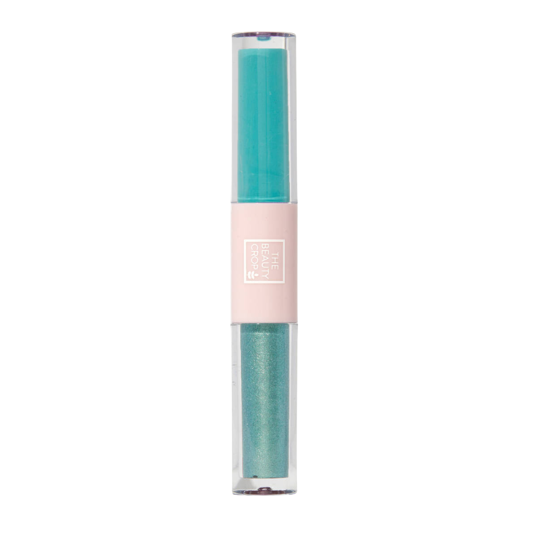 The Beauty Crop Liquid Eyeshadow Duo - Blue Basil & Berry Sherbet