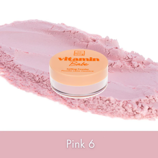 The Beauty Crop Vitamin Babe Loose Setting Powder - Pink 6