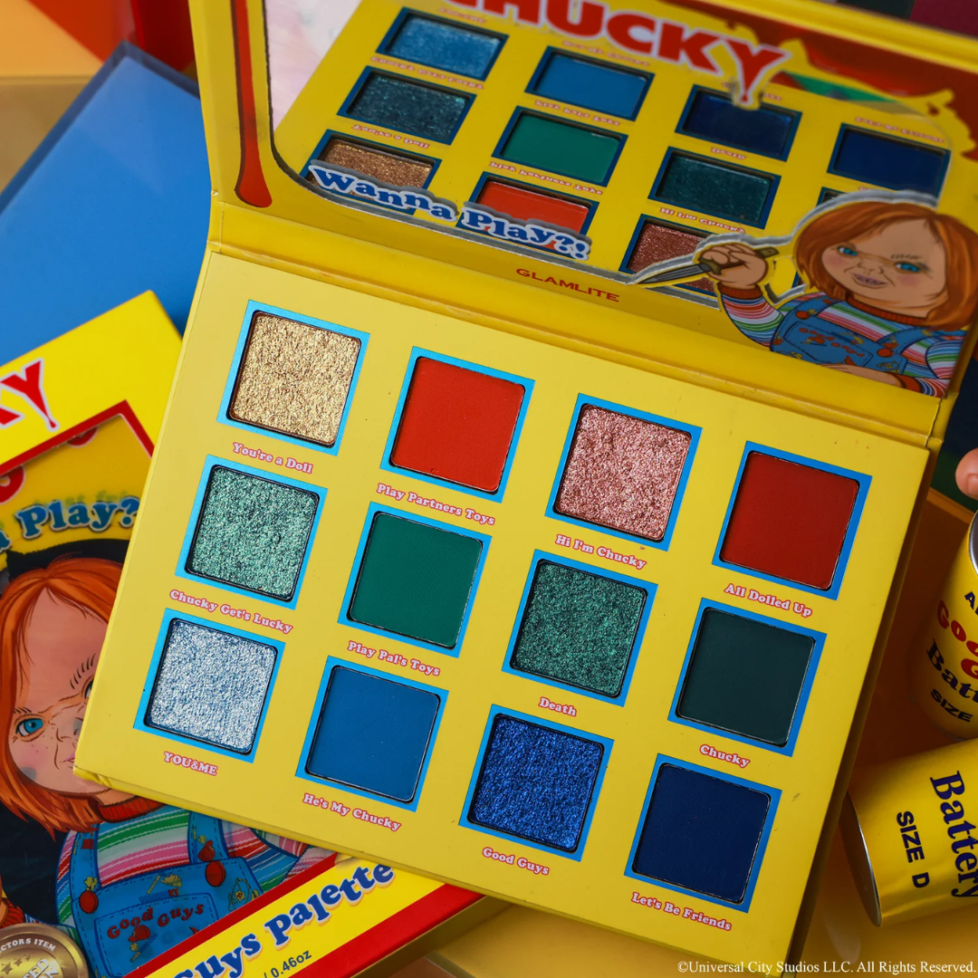 Glamlite X Chucky "Good Guys" Eyeshadow Palette