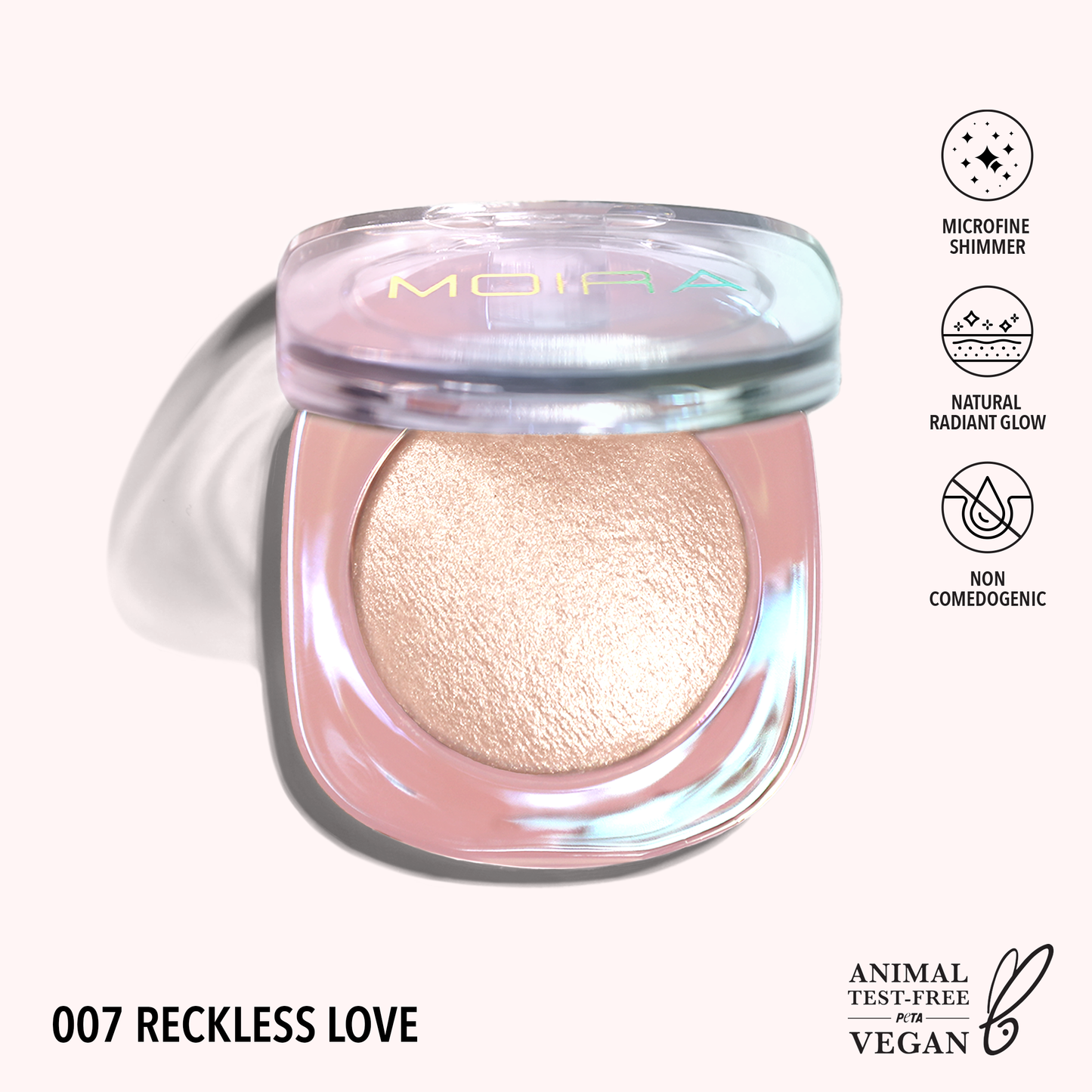 Moira Beauty Dreamlight Highlighter (007, Reckless Love)