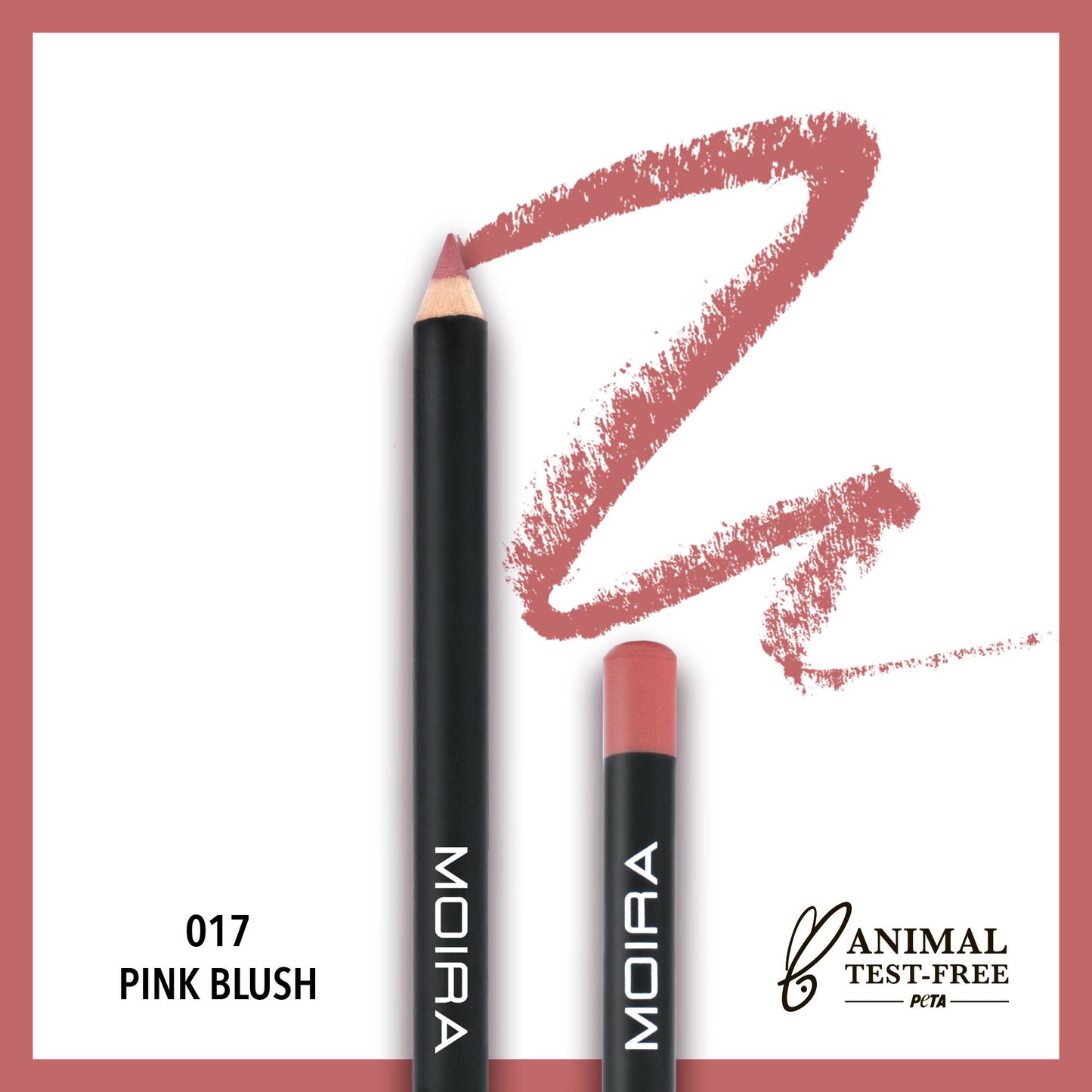 Moira Beauty Lip Exposure Pencil - 017 Pink Blush