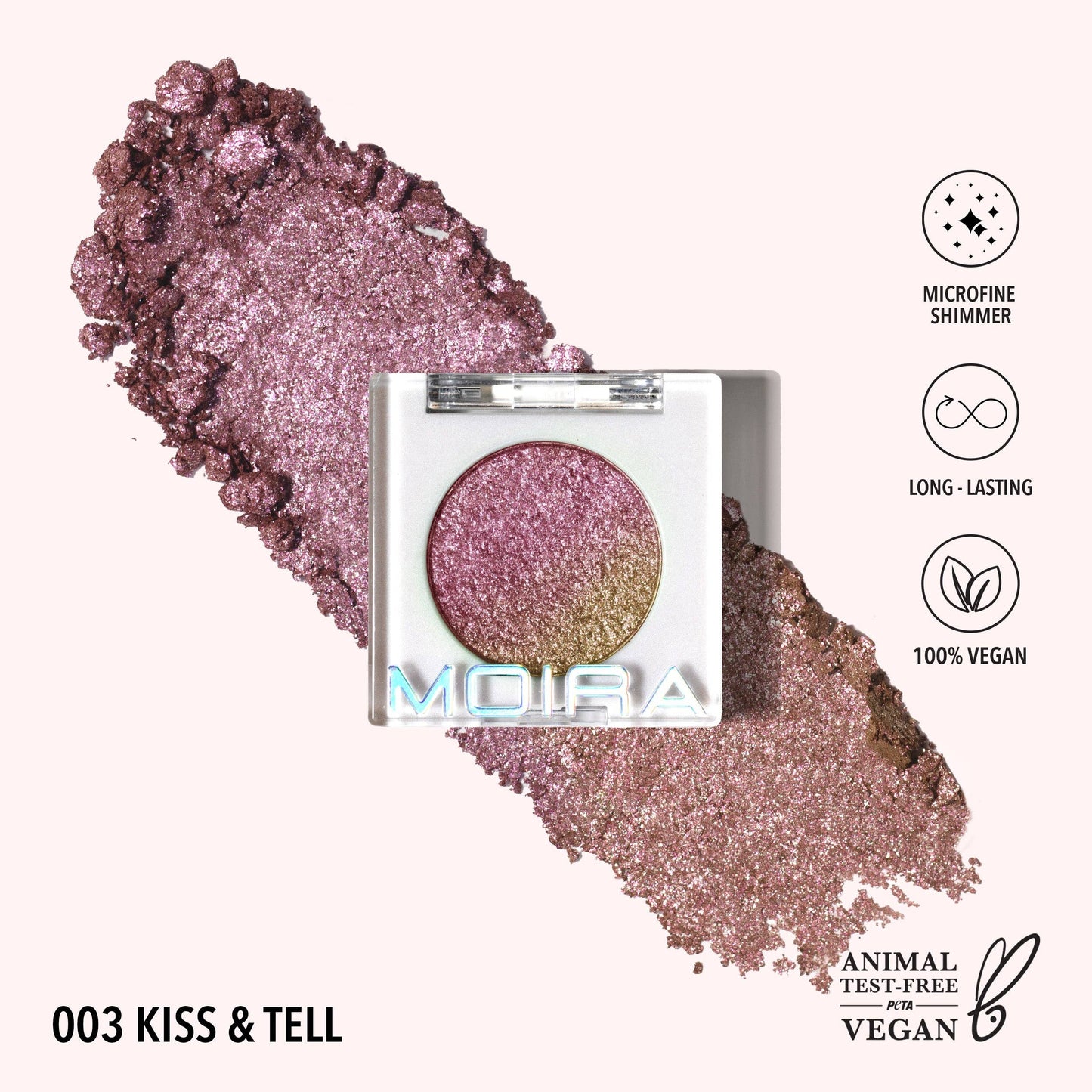 Moira Beauty Chroma Light Shadow (003, Kiss & Tell)