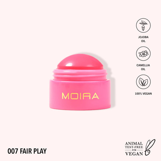 Moira Beauty Soft Blush Balm (007, Fair Play)