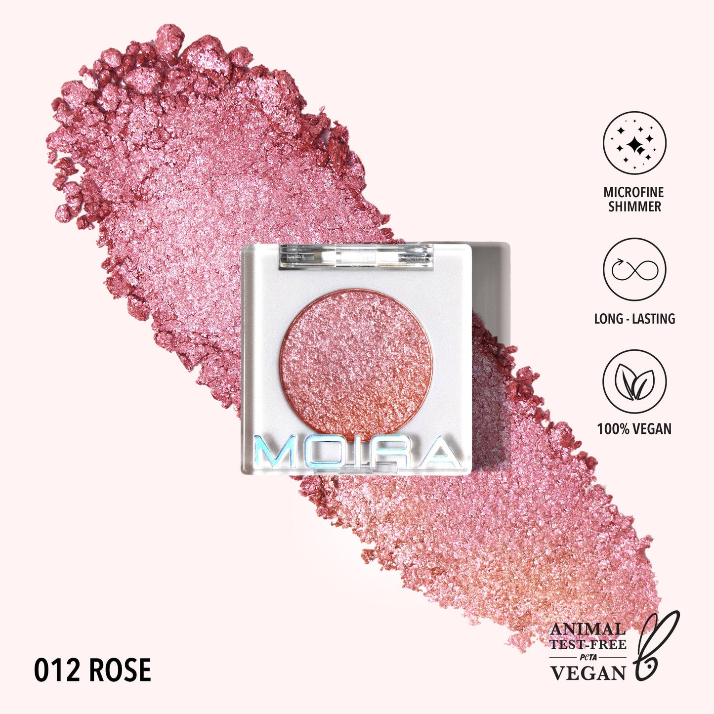 Moira Beauty Chroma Light Shadow (012, Rosé)