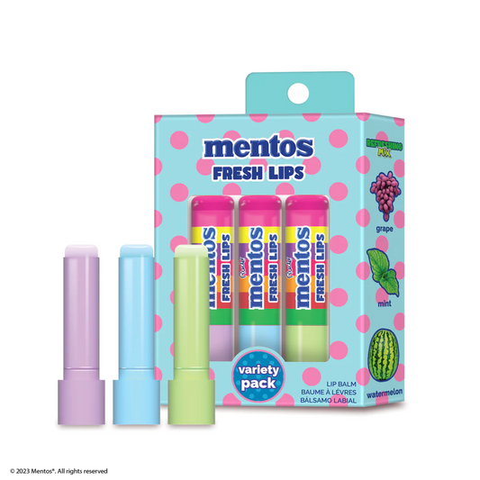 Rude Cosmetics X Mentos Fresh Lips Variety Pack (Lip Balm) - Refreshing Mix