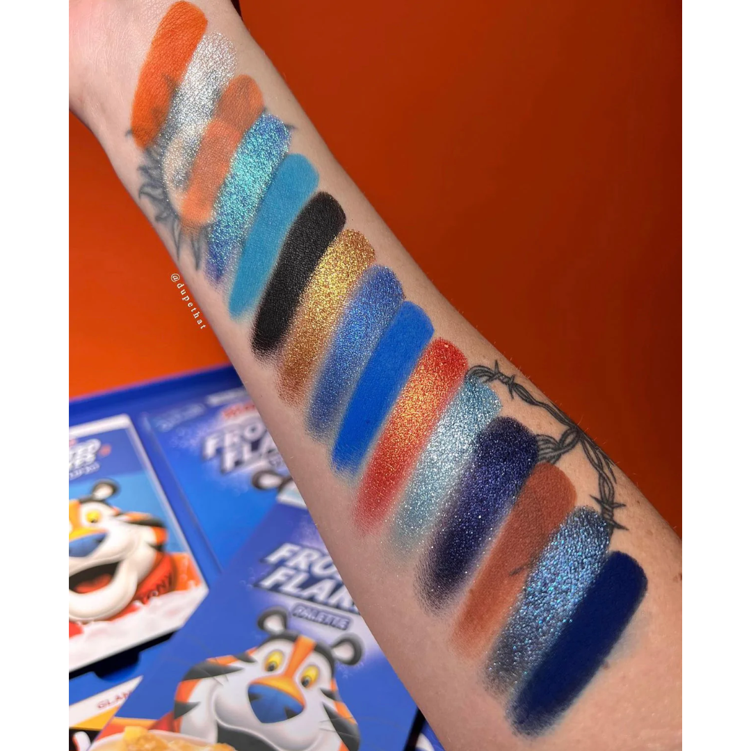 GLAMLITE X Frosted Flakes Eyeshadow Palette