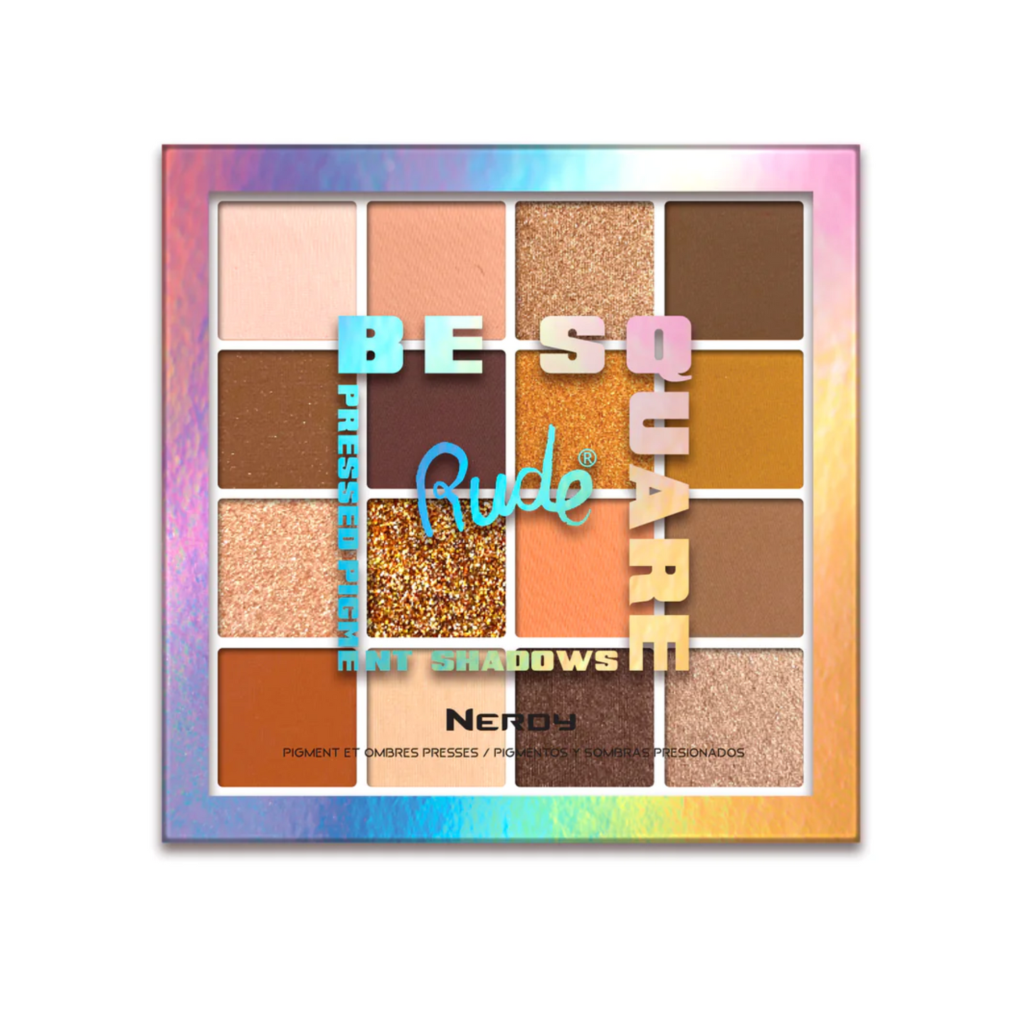 Rude Cosmetics Be Square Pressed Pigments & Shadows - Nerdy